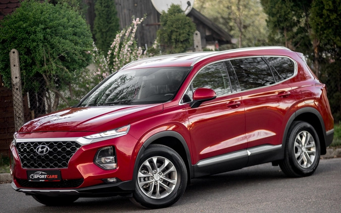 Hyundai Santa Fe cena 104900 przebieg: 17200, rok produkcji 2019 z Debrzno małe 596